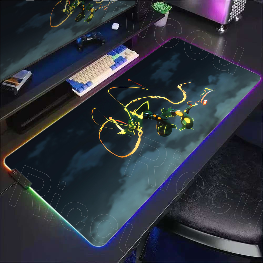 Gaming Console Wallpaper - Nuovo Tappetino Mouse LED con Illuminazione,