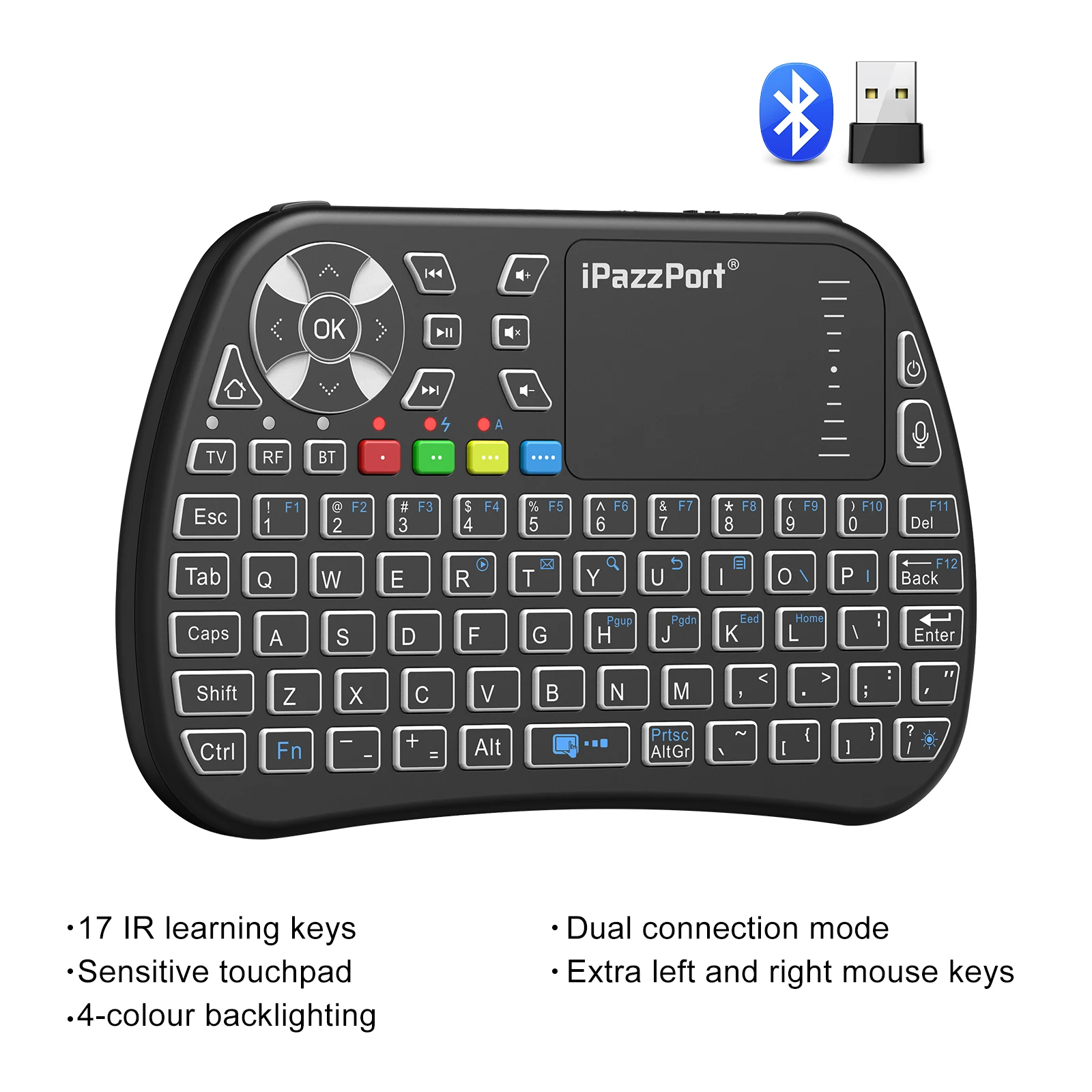 Mini tastiera Bluetooth IPazzP - Gaming Console For Smart Tv recensione e prezzo