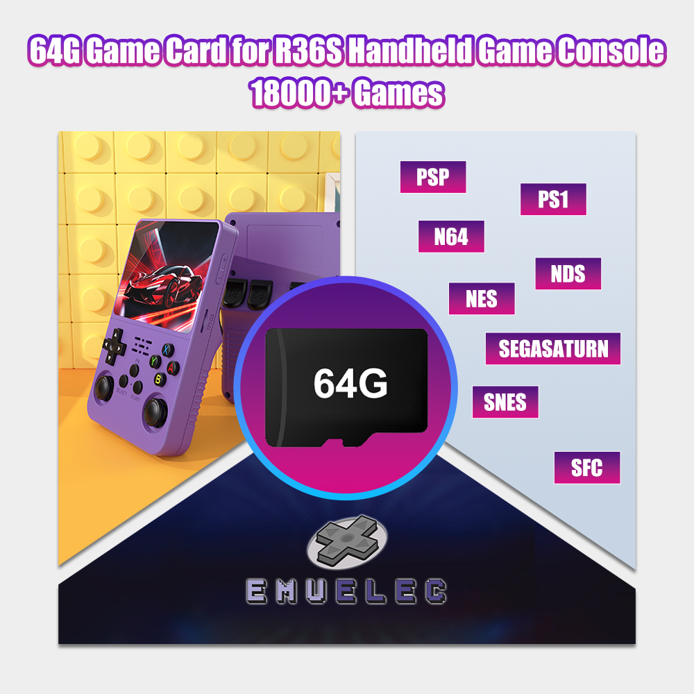 Scheda TF di gioco 64G per con - Gaming Console Vintage recensione e prezzo