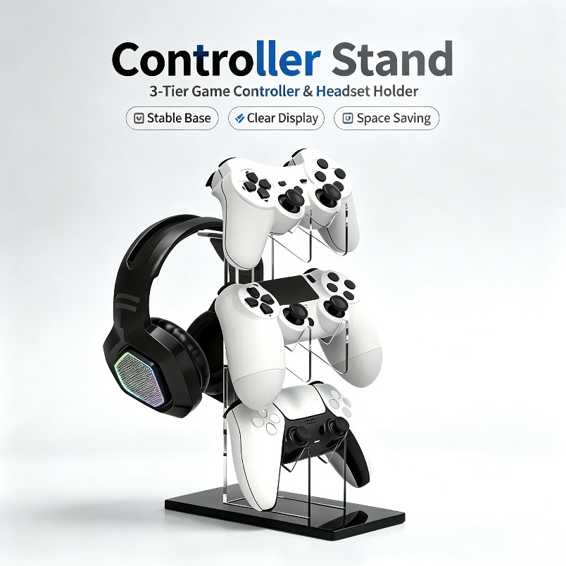 Supporto per Gamepad a 3 Livel - Gaming Console Headset recensione e prezzo