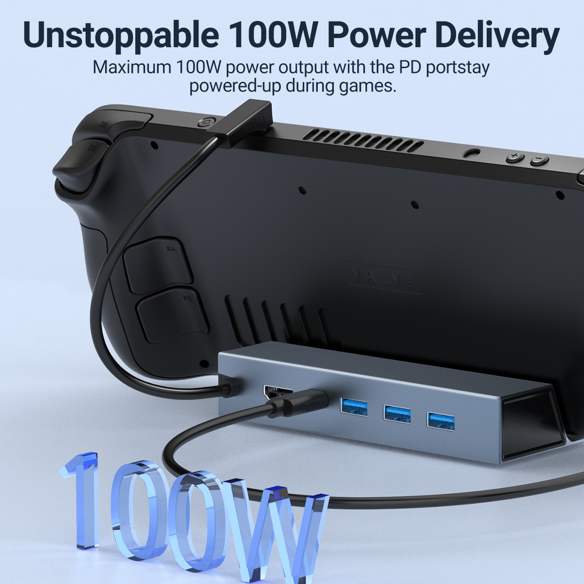 5 in 1 USB-C Hub di gioco Tipo - Gaming Console Steam Deck recensione e prezzo