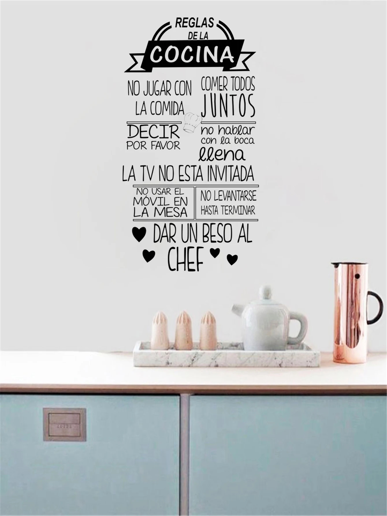 1 pz bel Reglas De La Cocina a - Gaming Console Wallpaper recensione e prezzo