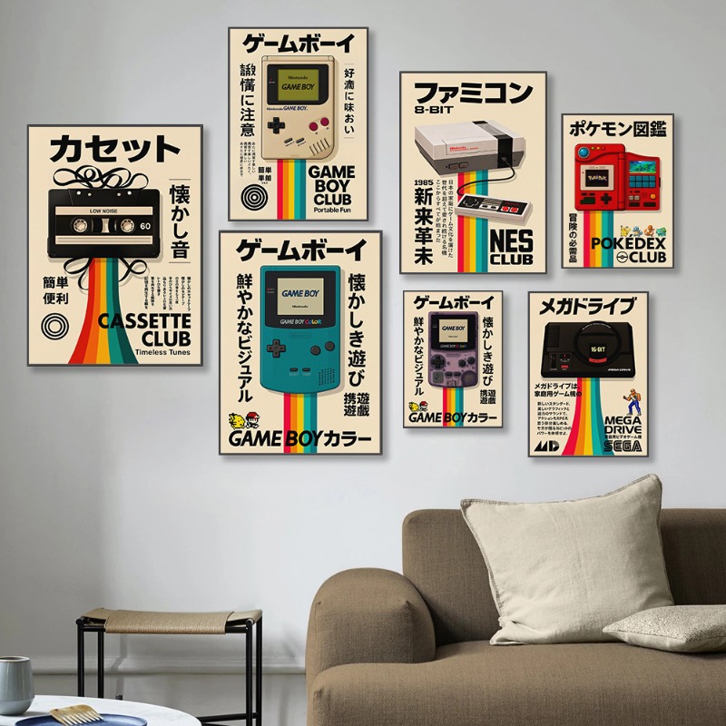 Poster di Giochi Retrò, Arte M - Gaming Console In 90S recensione e prezzo