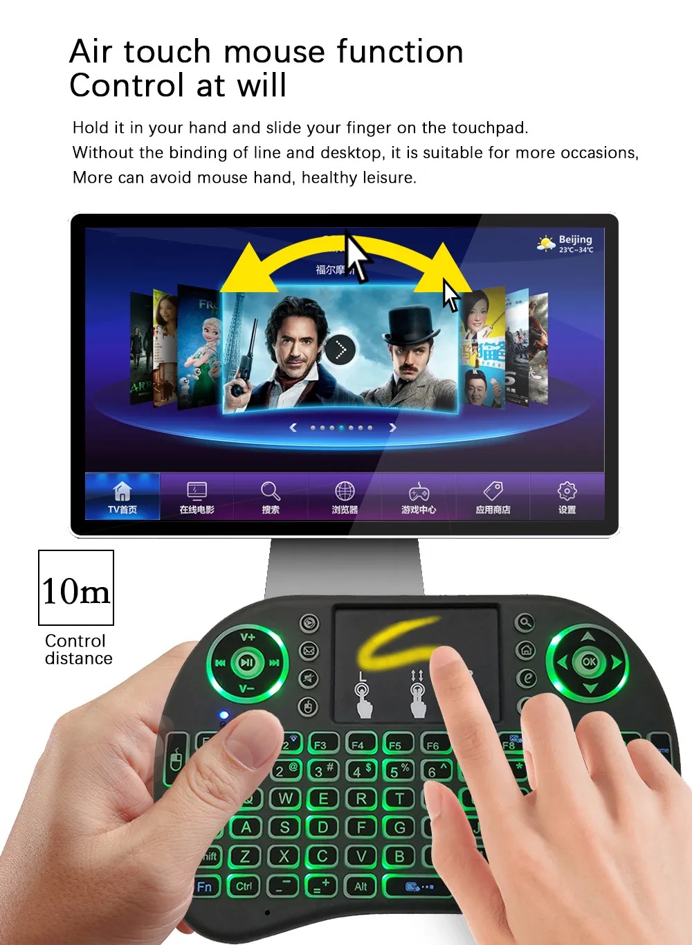 Mini tastiera wireless I8 2.4G - Gaming Console For Smart Tv recensione e prezzo