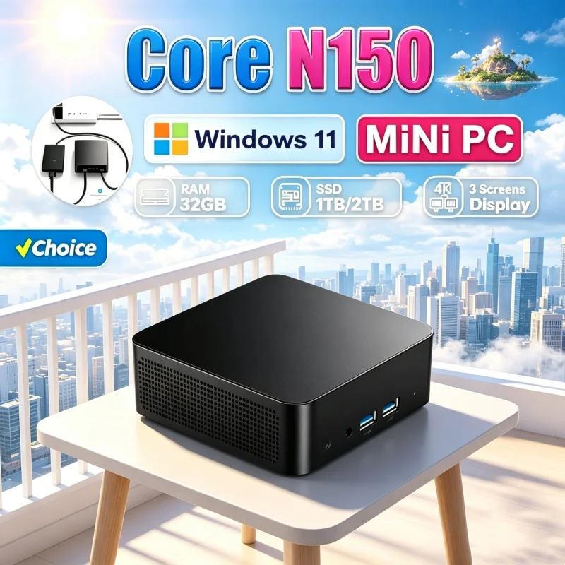 2026 Posh Core N150 MINI PC Wi - Gaming Console Windows recensione e prezzo