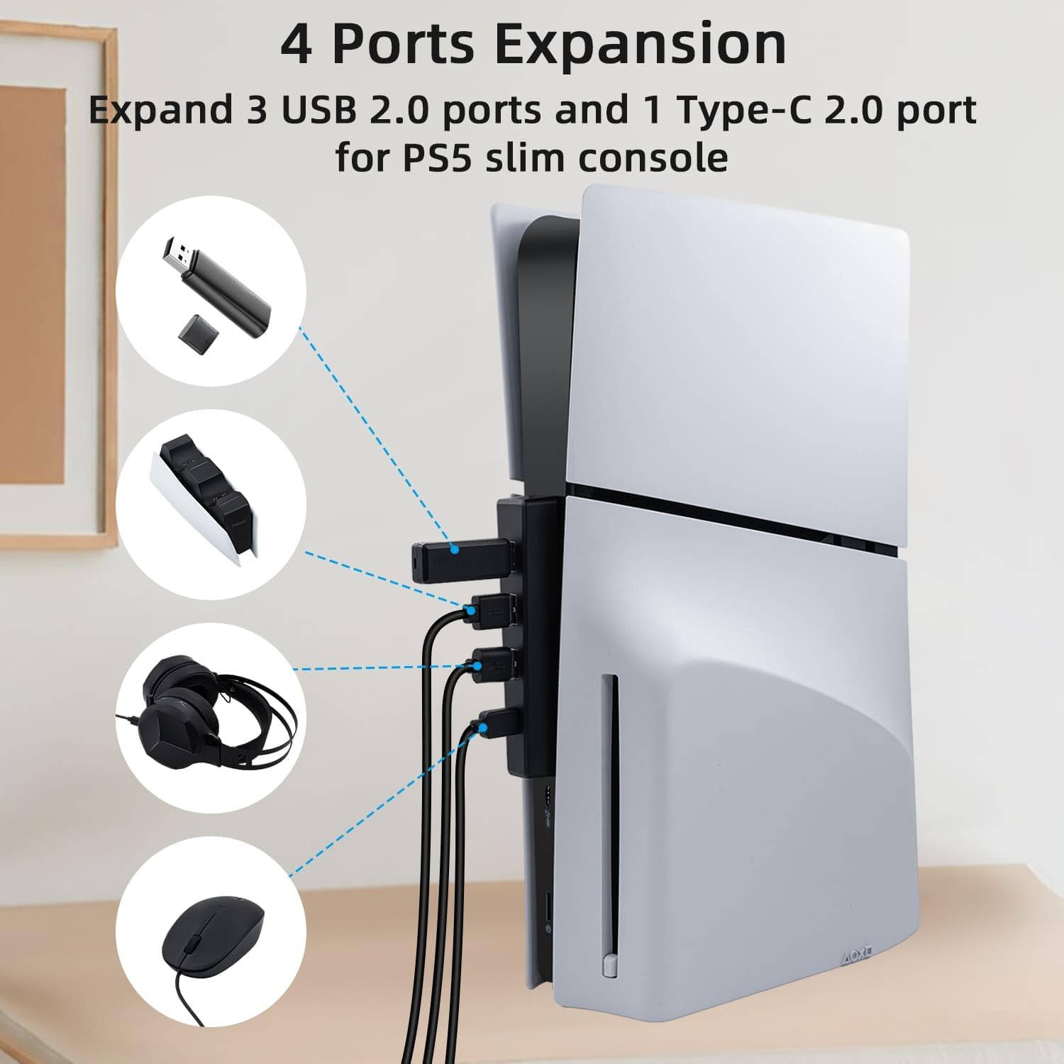 Hub USB a 4 porte per PS5 Slim - Gaming Console Sony recensione e prezzo