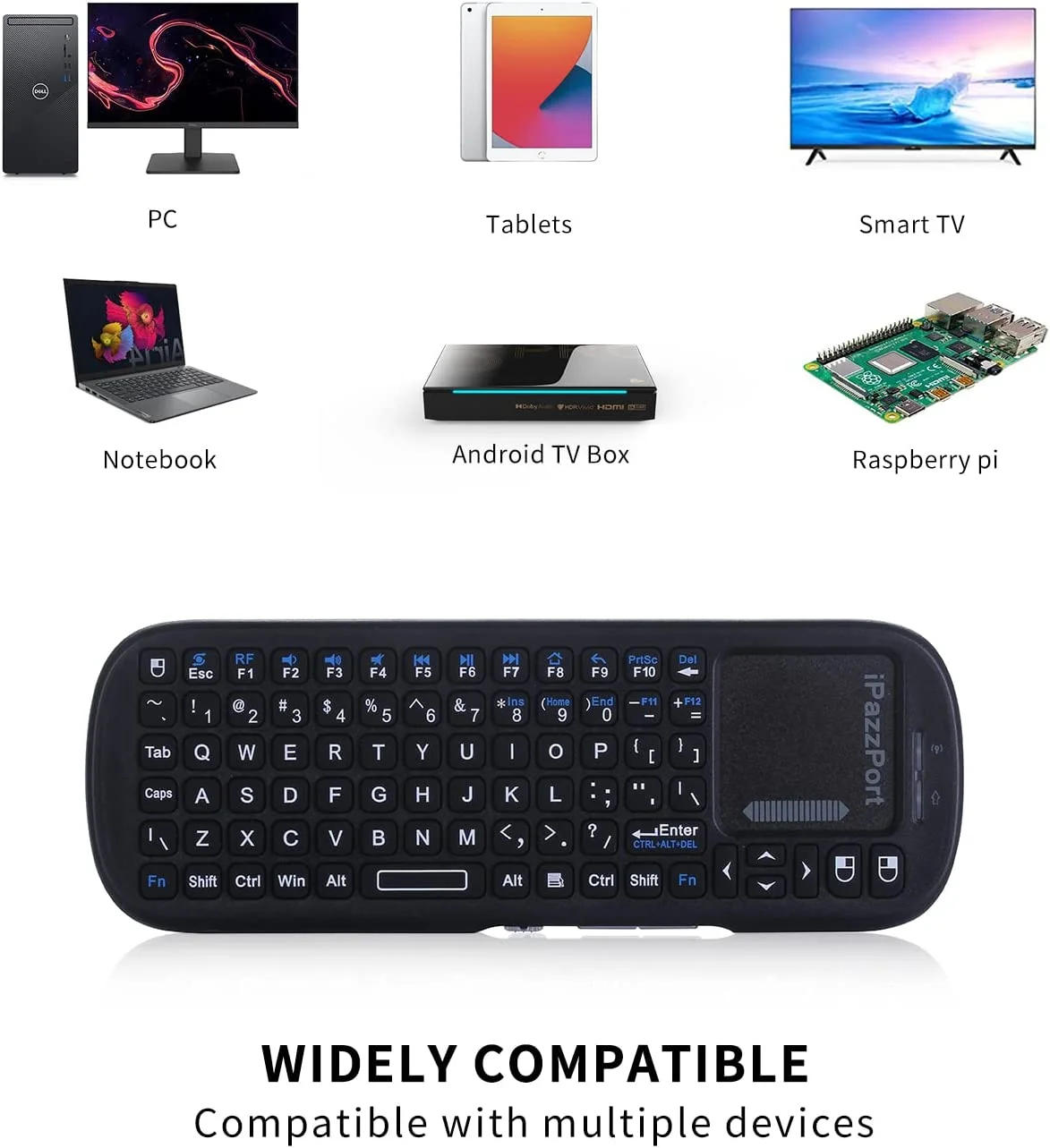 IPazzPort Mini tastiera wirele - Gaming Console For Smart Tv recensione e prezzo