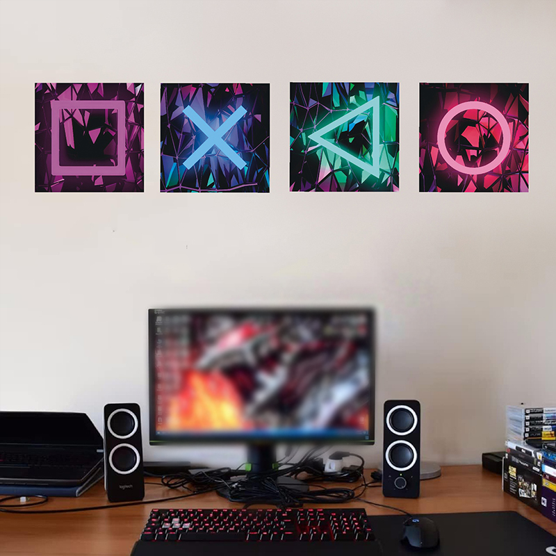 4 pezzi sala giochi per bambin - Gaming Console Wallpaper recensione e prezzo