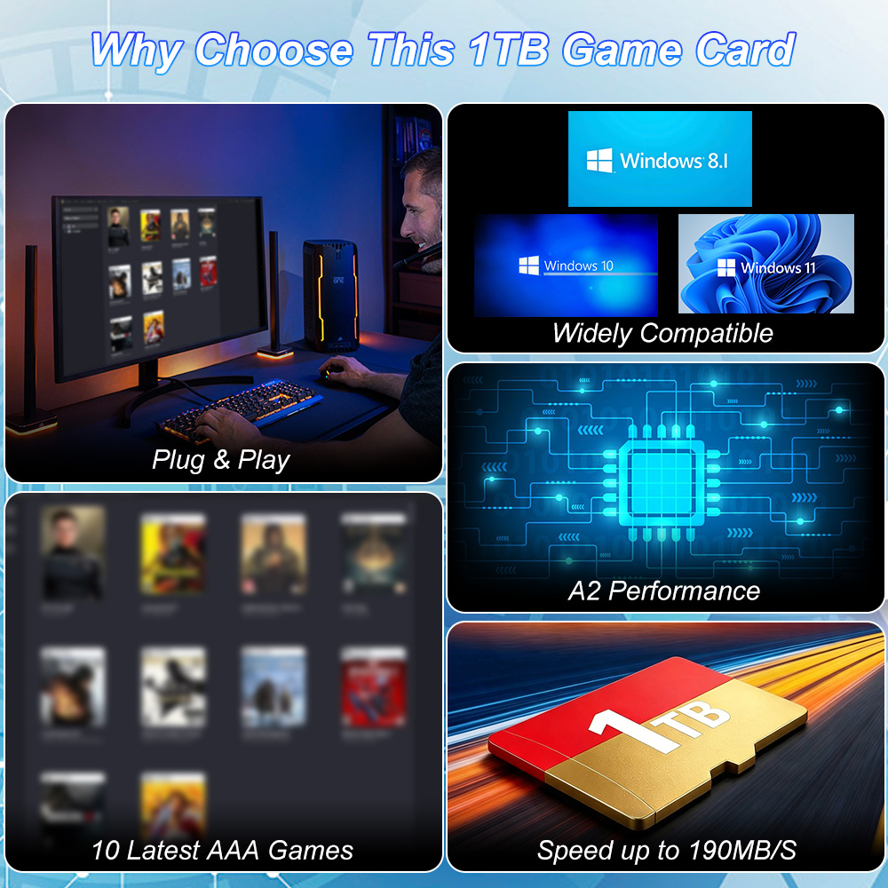 Scheda TF da 1TB JMachen per G - Gaming Console Windows recensione e prezzo