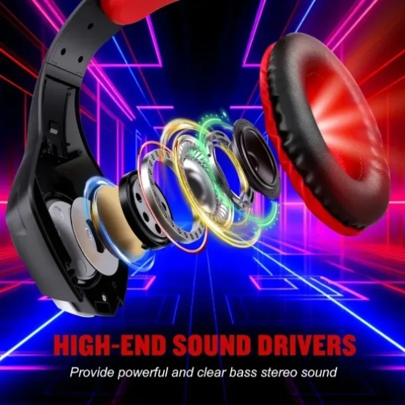 Cuffie da Gaming LED con Micro - Gaming Console Headset recensione e prezzo