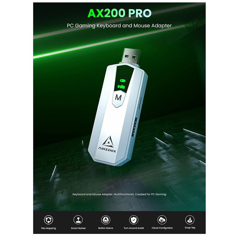 AIMZENIX AX200PRO Convertitore - Gaming Console Latest recensione e prezzo