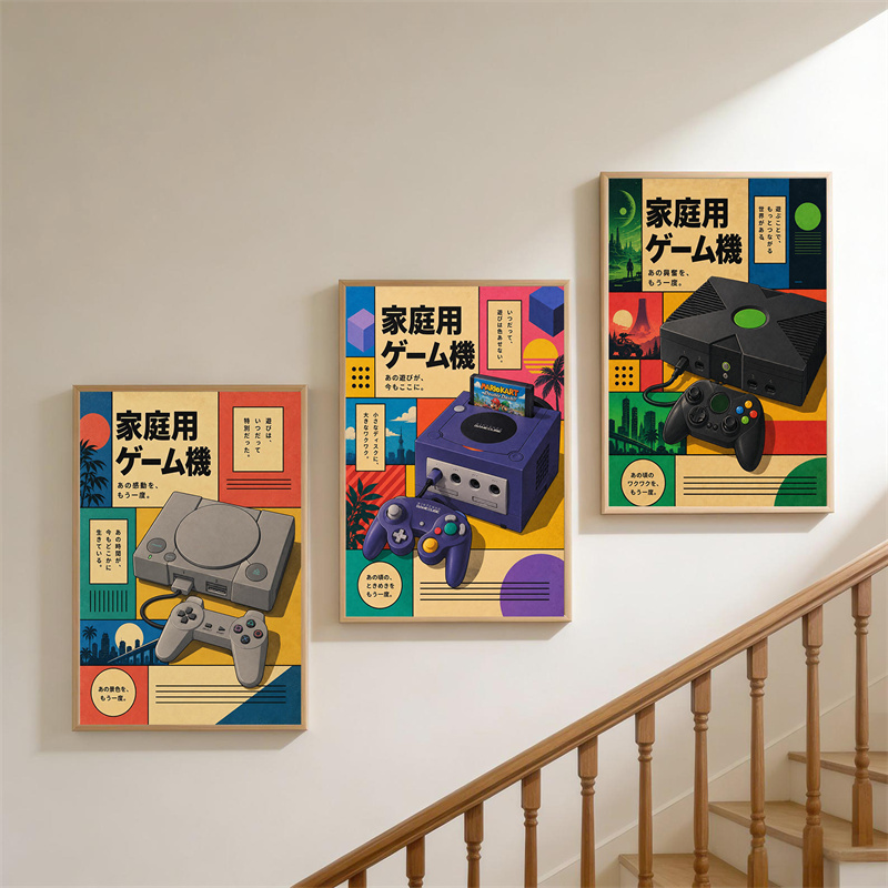 Poster da Parete Retrò per Gam - Gaming Console In 90S recensione e prezzo