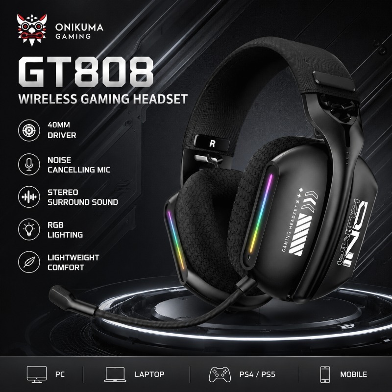 ONIKUMA GT808 Cuffie da gioco  - Gaming Console In Amazon recensione e prezzo